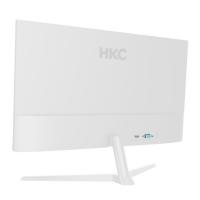 HKC V2412W 24寸IPS无边框高清显示器 VGA+HDMI 白